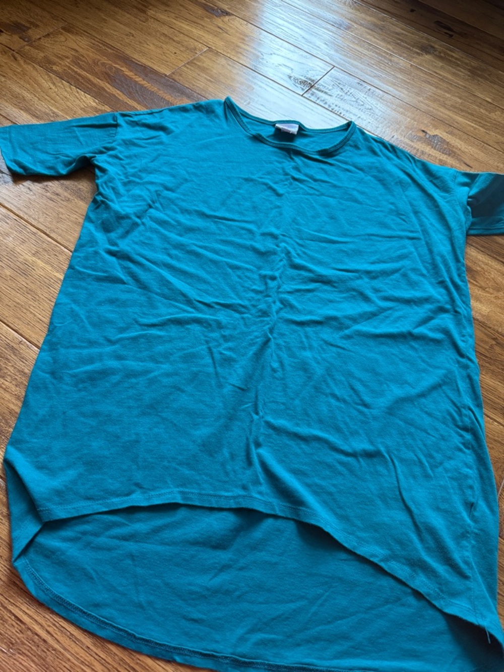 LuLaRoe Teal Crew Neck Top